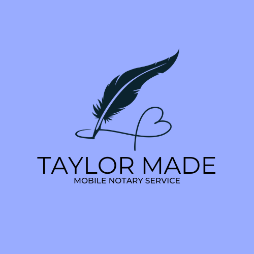 Taylor Made Mobile Notary Logo